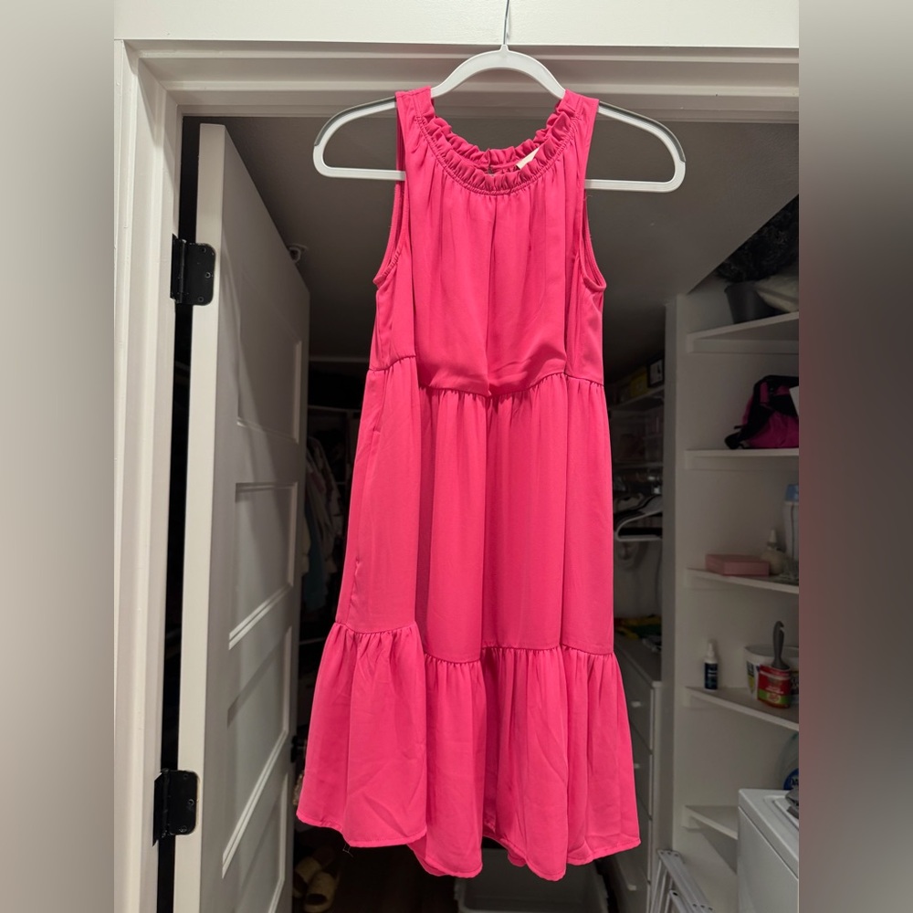 LOFT Pink Halter Sundress